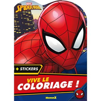Marvel - Spider -Man - Vive le coloriage ! (Personnage Spider-Man)