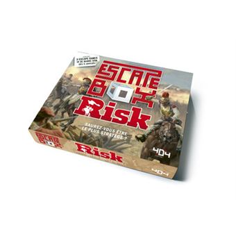 Escape Box RISK - Escape game officiel adulte de 3 à 6 joueurs - Dès 14 ans et adulte