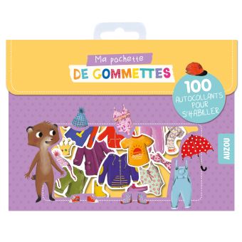 Ma pochette de gommettes - 100 autocollants pour s'habiller