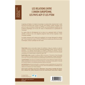 Les relations entre l'Union européenne, les pays ACP et les PTOM