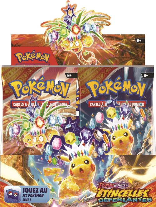 Cartes à collectionner Pokémon EV08 Booster Modèle aléatoire État correct - Pokémon reconditionné disponible sur Fnac
