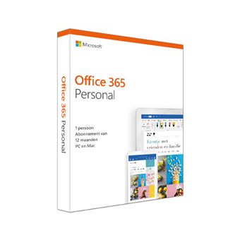 Microsoft Office 365 Personal NL 12 + 3 Maanden Gratis (1 gebruiker) -  obsolete-Software voor PC bij 