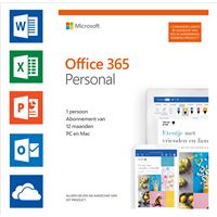 Microsoft Office 365 Personal NL 12 + 3 Maanden Gratis (1 gebruiker)