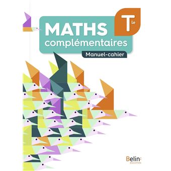 Cahier maths complementaires terminale