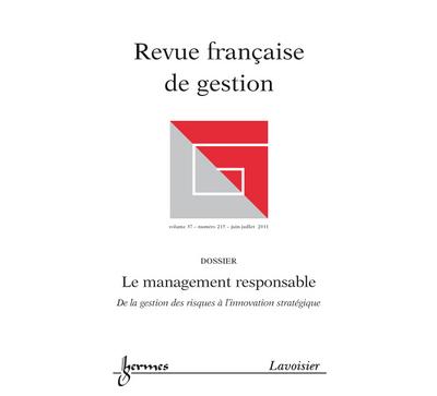 Le management responsable de la gestiondes risques a l'innov