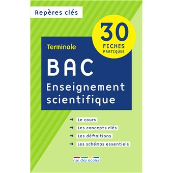 Repères clés bac Enseignement scientifique