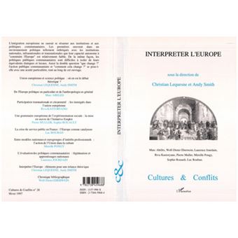 Interpréter l'Europe