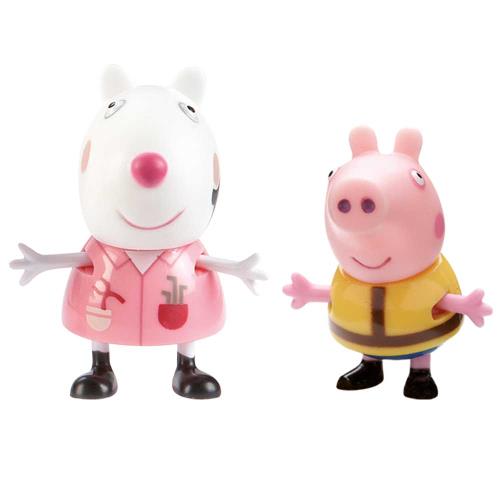 Set de 2 Figurines Peppa Pig Giochi Preziosi