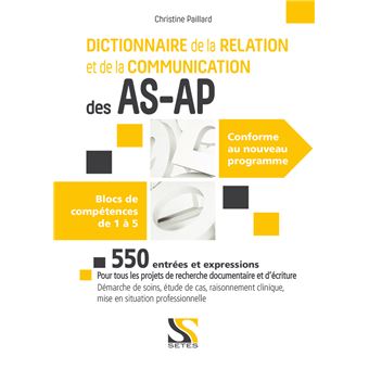 Dictionnaire de la Relation et le Communication pour AS-AP