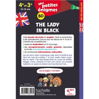 The Lady in black - Mes petites énigmes 4e/3e - Cahier de vacances 2022