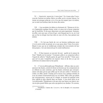 Pensées pour moi-même