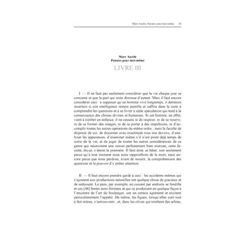 Pensées pour moi-même