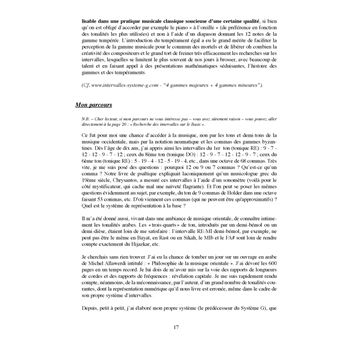 L'intonation juste enfin trouvée
