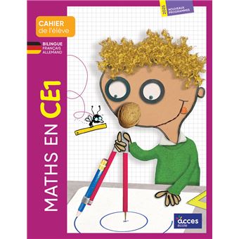 Maths en ce1 - cahier de l'élève bilingue