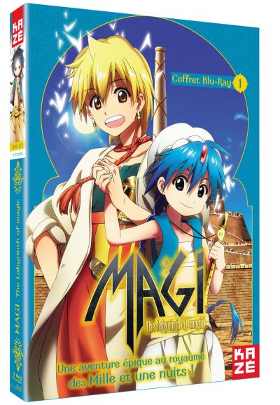 Magi The Labyrinth of Magic Saison 1 Partie 1 sur 2 Blu-ray