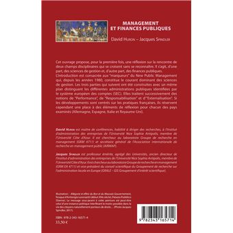 Management et finances publiques