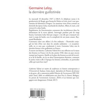 Germaine Leloy, la dernière guillotinée