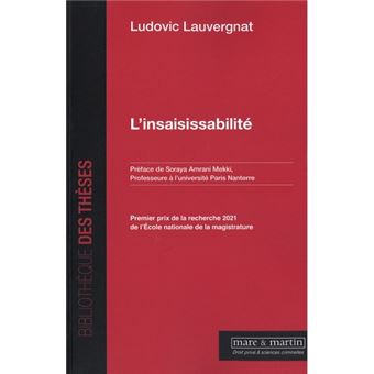 L'insaisissabilité