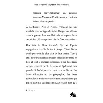 Pipo et Pipette voyagent dans le temps