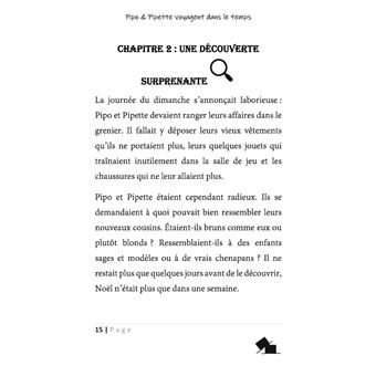 Pipo et Pipette voyagent dans le temps