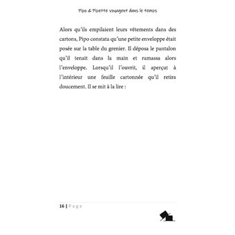 Pipo et Pipette voyagent dans le temps