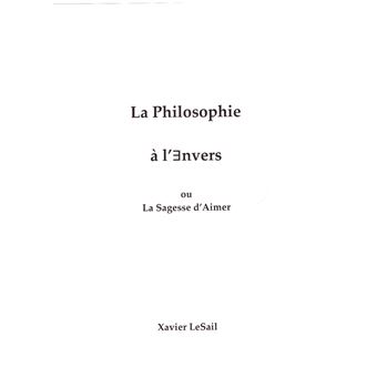 La Philosophie à l'Envers