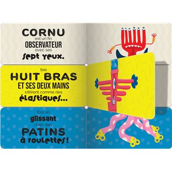 Aboninables - Méli Mélo Monstrueux - Livre jeu interactif pour créer des monstres à l'infini - Dès 3