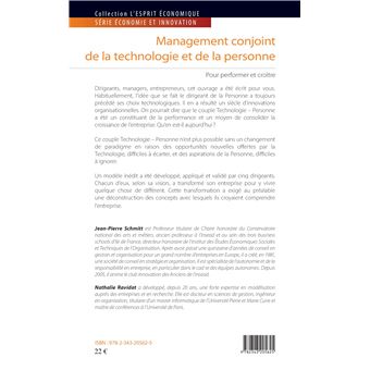 Management conjoint de la technologie et de la personne