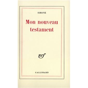 Mon nouveau testament