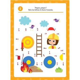 Je joue avec des lettres et des chiffres - Jeux à points l'alphabet