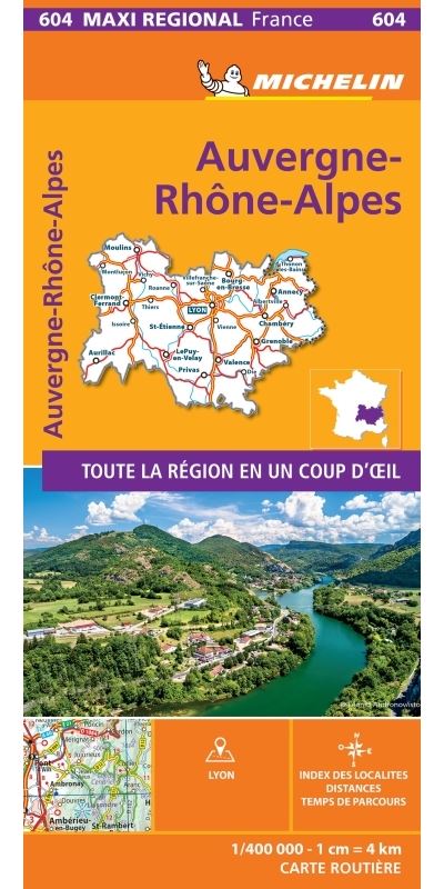 Carte Régional Auvergne-Rhône-Alpes -  Collectif - (donnée non spécifiée)
