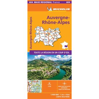 Carte Régional Auvergne-Rhône-Alpes