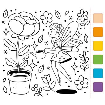 Cartes à peindre - Fées