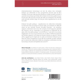 Les aides économiques locales : de quel droit ?