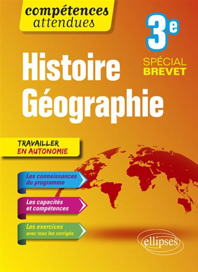 Histoire geographie 3e special brevet
