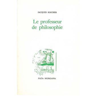 Le professeur de philosophie