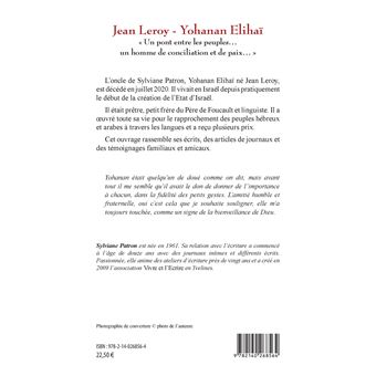 Jean Leroy - Yohanan Elihaï