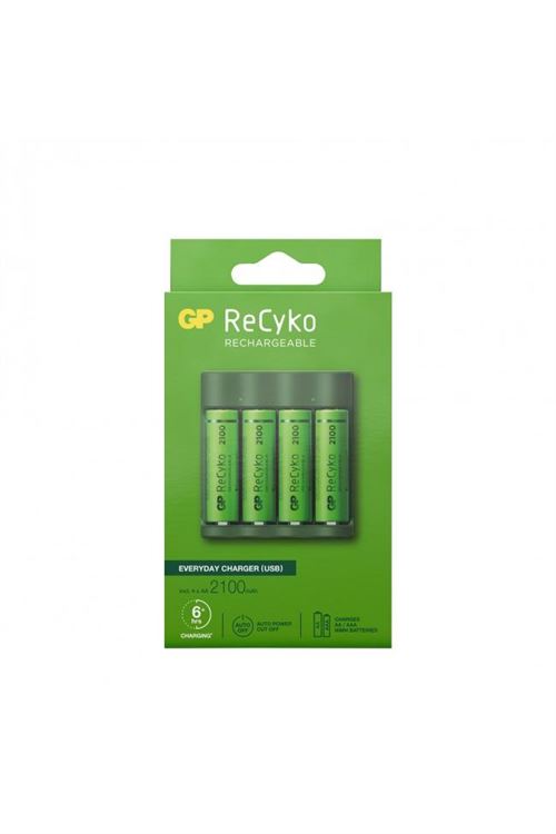GP 2100 MAH AA LR06 USB CHARGER B421