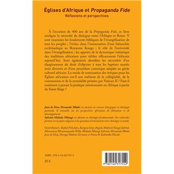 Eglises d'Afrique et <i>Propaganda Fide</i>
