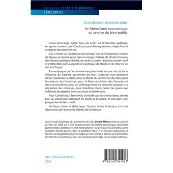 Condorcet économiste