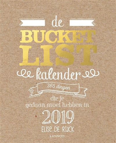 De Bucketlist Scheurkalender 2019