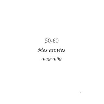 50-60 Mes années