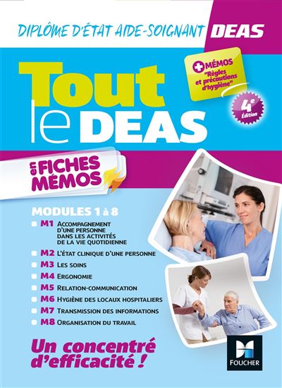 Tout le DEAS en fiches mémos - IFAS - Diplôme Etat Aide-Soignant 4è ed - Collectif (2020)