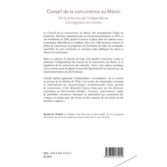 Conseil de la concurrence au Maroc