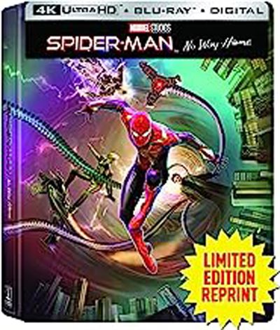 Spider-Man : No Way Home Édition Limitée Steelbook Blu-ray 4K Ultra HD