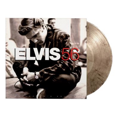 Music On Vinyl - Elvis Presley Noir Elvis 56 Édition Limitée Vinyle Cristal Transparent Et Marbré