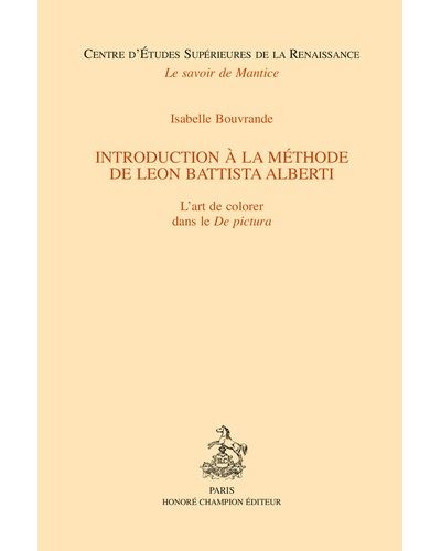 Introduction à la méthode de Leon Battista Alberti