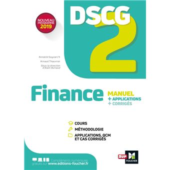 DSCG 2 - Finance - Manuel et applications 2023-2024