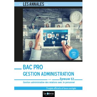 Bac Pro Gestion Administration épreuve E2 - 