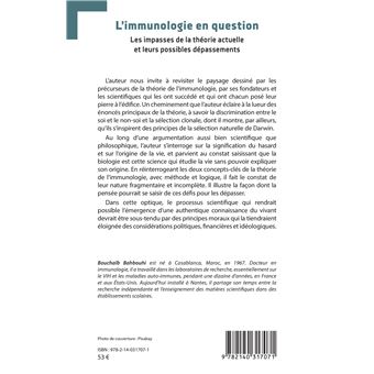 L'immunologie en question